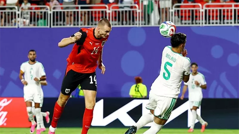 نتيجة وأهداف مباراة الجزائر والنمسا الشوط الثاني (3-3) في كأس العالم 2026