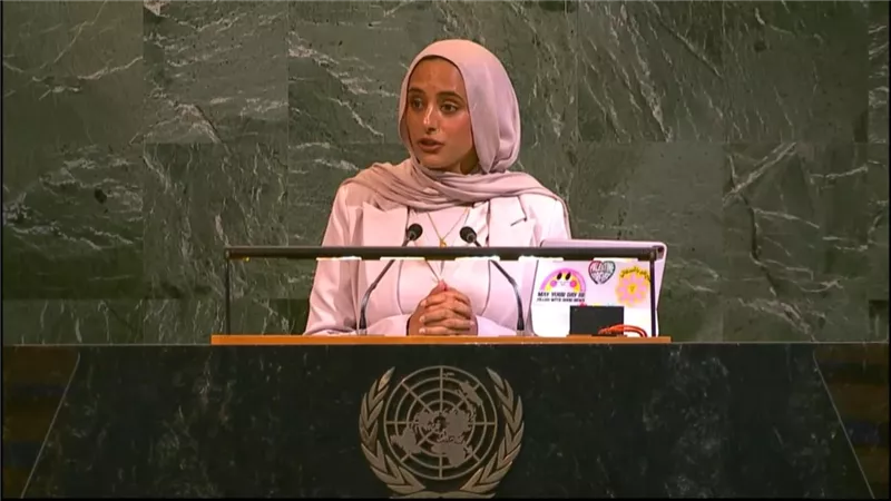 مريم سوليكا تكتب التاريخ.. أصغر مصرية تلقي كلمة بالجمعية العامة للأمم المتحدة
