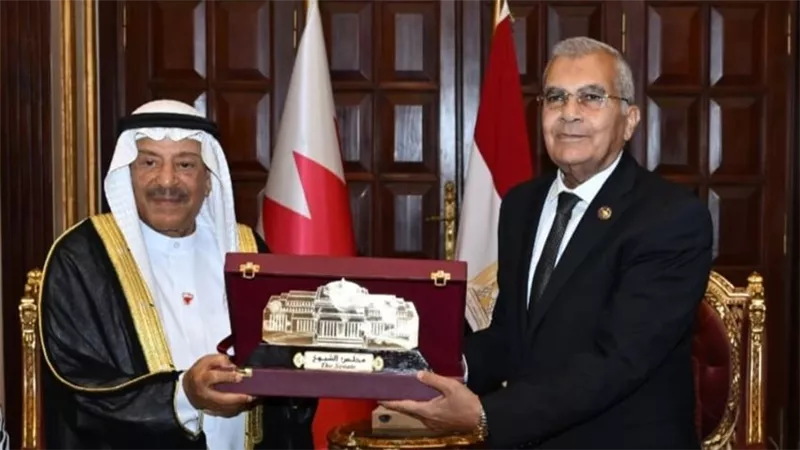 رئيس مجلس الشيوخ يستقبل رئيس مجلس الشورى البحرين ..صور