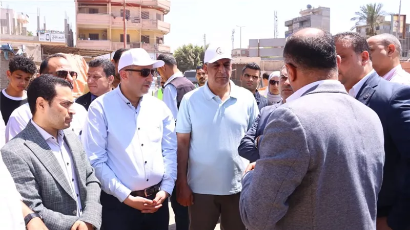 محافظ دمياط ووزير الإنتاج الحربي يتابعان تنفيذ مشروع مستشفى فارسكور المركزي