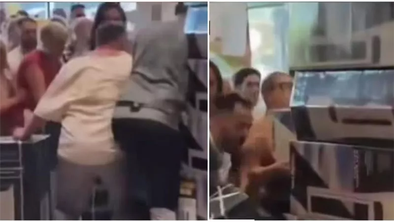 موجة حر تشعل فوضى في المتاجر الفرنسية للنجاة بأجهزة التكييف | فيديو 