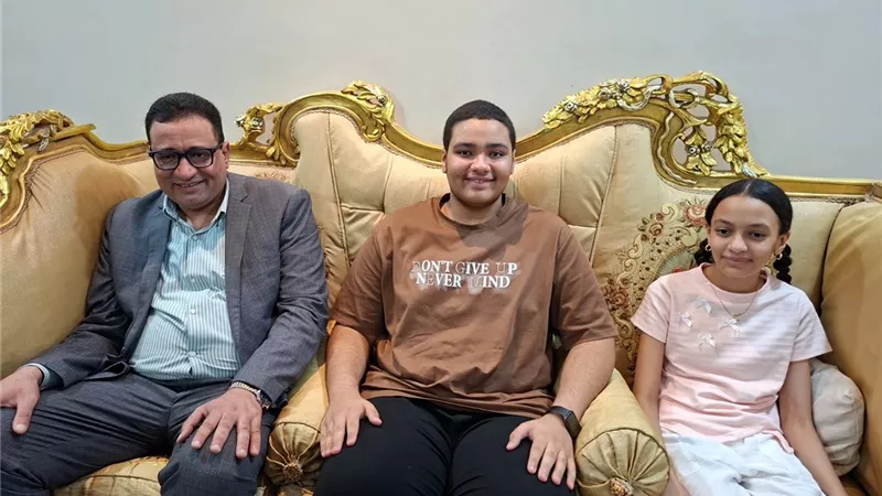  9 ساعات مذاكرة.. عبدالرحمن رأفت يتصدر الشهادة الإعدادية بسوهاج