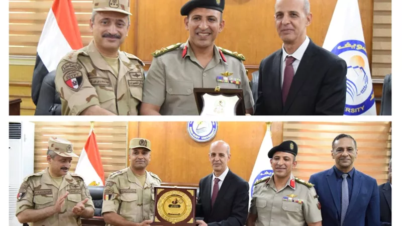 رئيس جامعة بنى سويف يشيد بدور دارة التربية العسكرية في تنمية الوعي الوطني