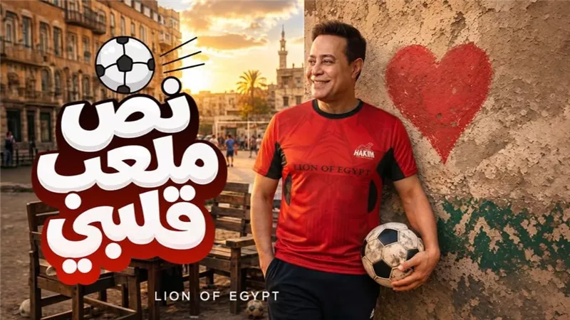 حكيم يحتفل بنجاح 