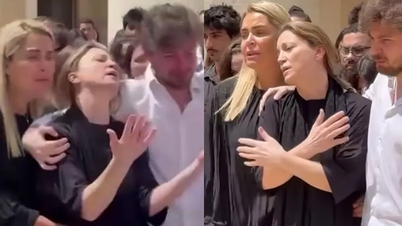 تصفيق حار وسط دموع الأم.. نورا رحال تودع نجلها أليكس |صور