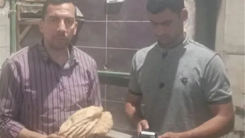 تحرير 16مخالفة للمخابز للتلاعب بالاوزان بكوم حمادة