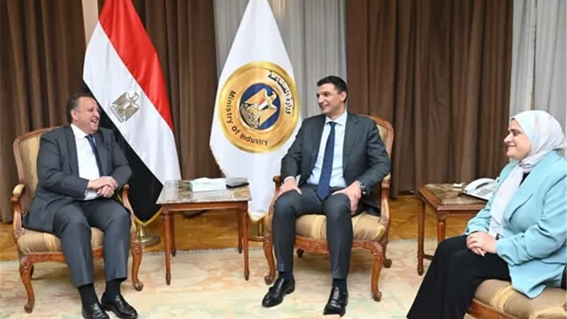 وزير الصناعة ونقيب المهندسين يبحثان دعم التنمية وتوطين الصناعة