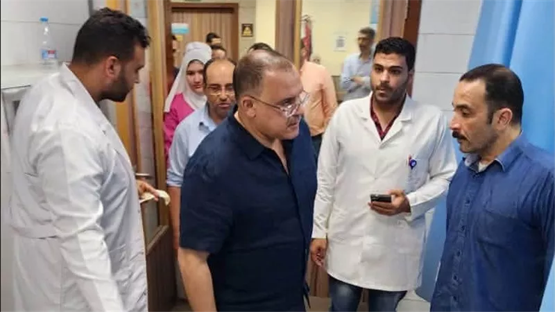 بجولة مفاجئة.. مدير عام الرعاية الصحية ببورسعيد يتفقد مستشفى الزهور