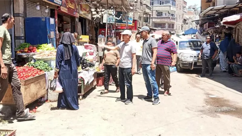 رفع الإشغالات من شوارع كفر الدوار في حملة مكبرة لإعادة الانضباط       