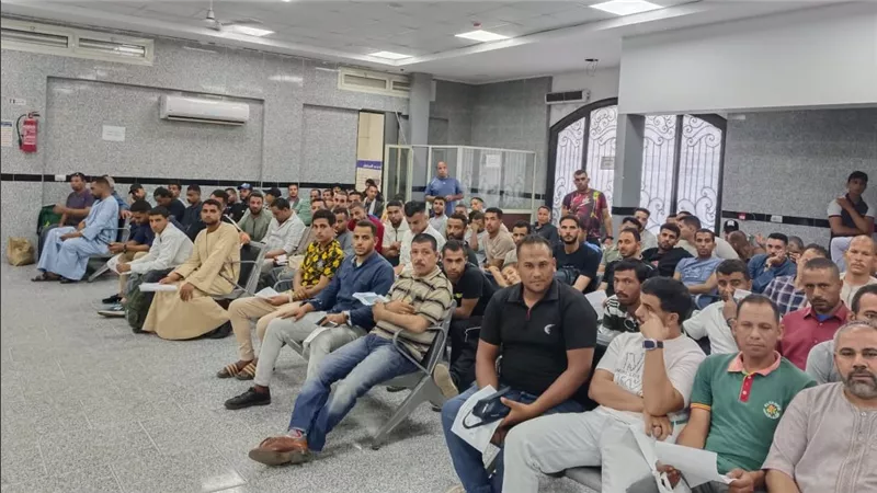 العمل تواصل اختبارات المرشحين لوظائف زراعية موسمية بالخارج لليوم الثاني