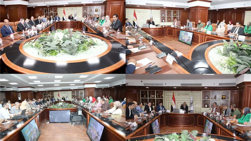 خلال اجتماعه بالنواب :محافظ بنى سويف يوجه مياه الشرب بسرعة تحديث حصر بالمشكلات