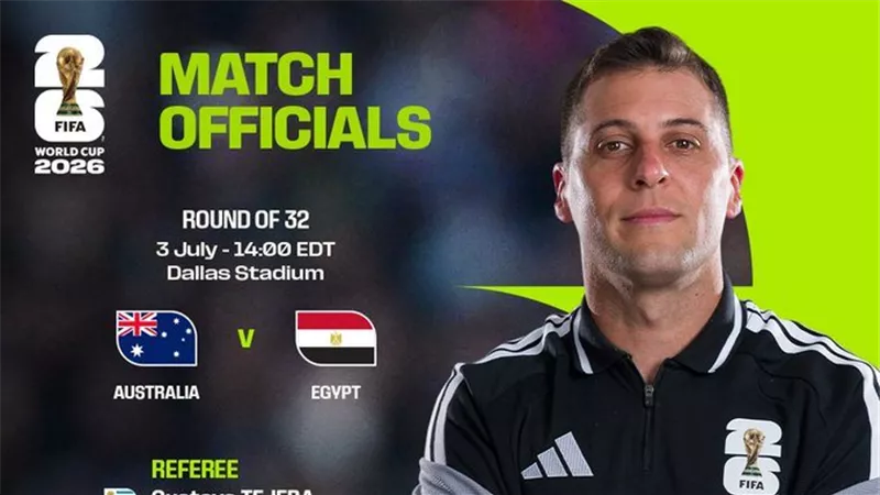 اللاتيني الرابع لمصر في المونديال.. من هو تيجيرا حكم مباراة أستراليا؟