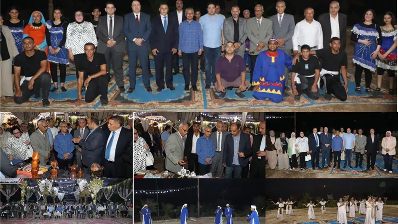 احتفالا بثورة 30 يونيو .. محافظ بني سويف يشهد حفل ثقافي وفني بواحة هرم ميدوم