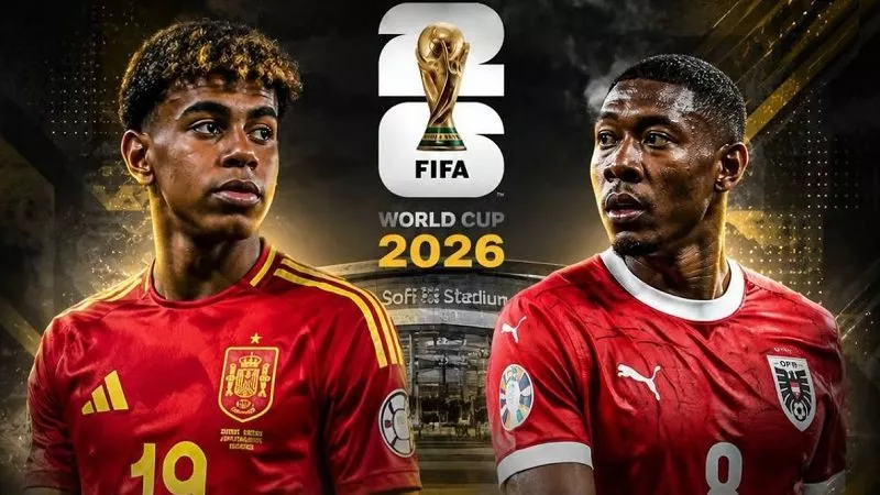موعد مباراة إسبانيا والنمسا اليوم في كأس العالم 2026.. و3 قنوات مفتوحة تنقل اللقاء