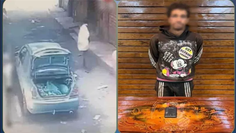 الأمن يضبط لص السيارات بشبرا الخيمة ويعيد الهاتف المحمول لصاحبه