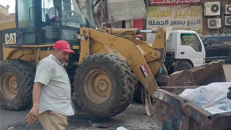 متابعة مكثفة لأعمال النظافة بالدلنجات للحفاظ على المظهر الحضاري للمدينة