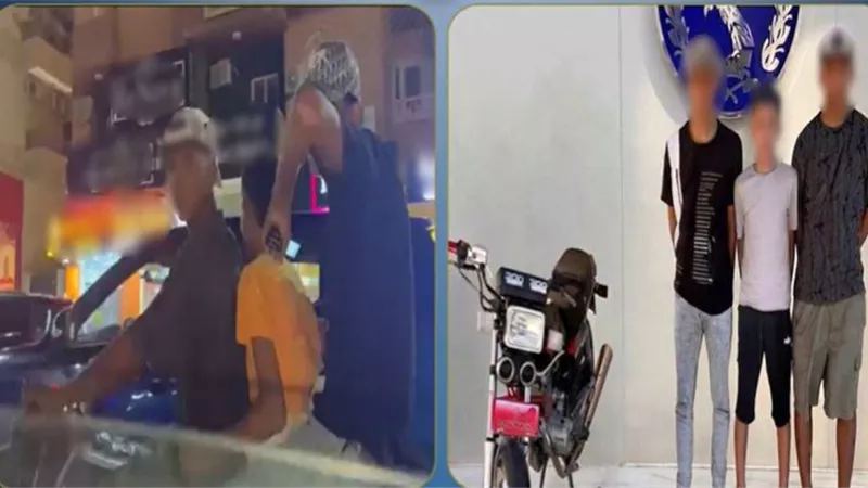 القبض علي 3 أشخاص لقيامهم بالتحرش بإحدى الفتيات بمدينة الغردقة 