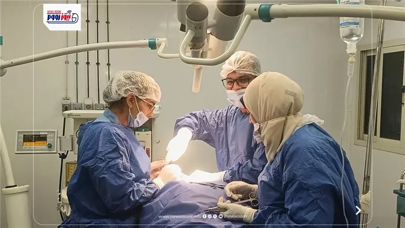 مستشفى مغاغة بالمنيا تنجح في استئصال ورم بالغدة الدرقية لشابة بعد جراحة دقيقة