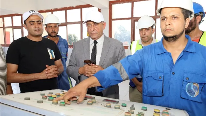 رئيس مياه الغربية يتفقد محطات الشرب ببسيون لمتابعة انتظام التشغيل ورفع الكفاءة