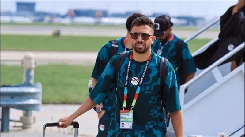 وصول بعثة منتخب مصر إلى أتلانتا استعدادا لمواجهة الأرجنتين