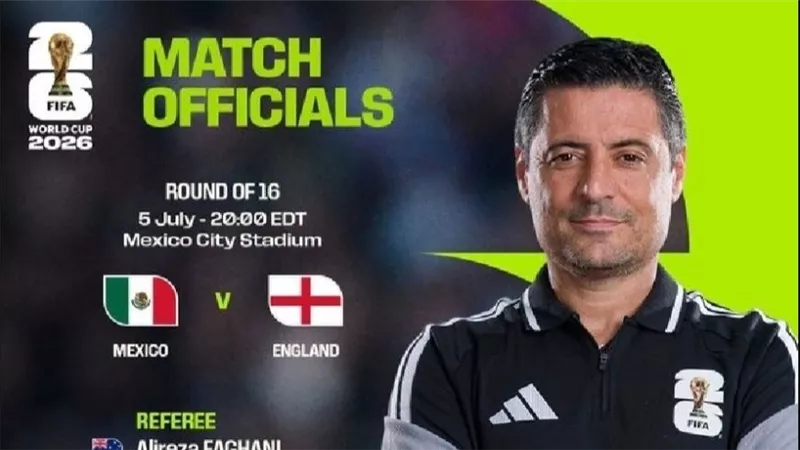 حكم أسترالي يدير قمة المكسيك وإنجلترا في كأس العالم