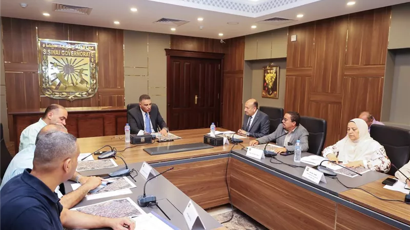 محافظ جنوب سيناء: بدء تطوير طرق 