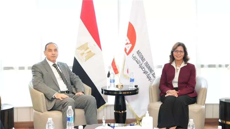 رئيس الرقابة المالية يبحث مع الأكاديمية الوطنية للتدريب تعزيز التعاون المشترك