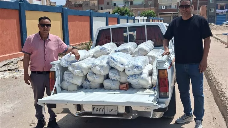 تموين الإسماعيلية يضبط محل بقالة تموينيا لتجميع نحو 4.3 طن سكر تمويني
