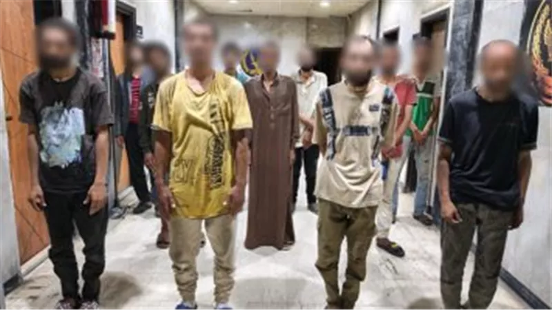 الداخلية تضبط 11 فرد وسيدة يستغلون 12 طفل أحداث في التسول 