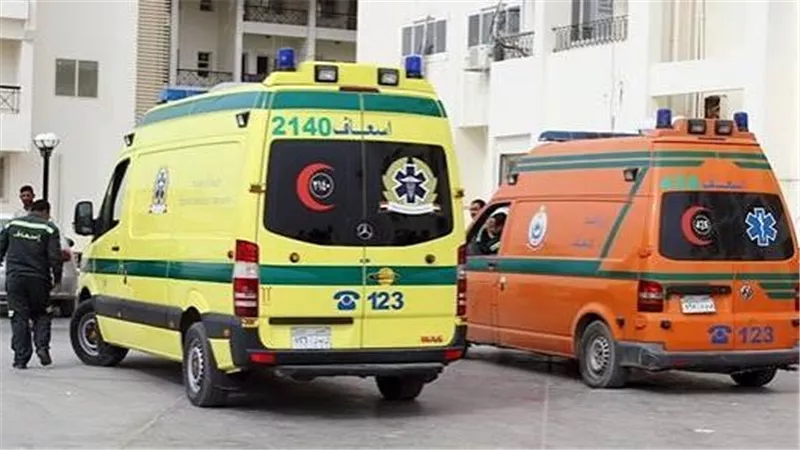مصرع شخص وإصابة آخرين فى حادث تصادم بموشا بأسيوط  