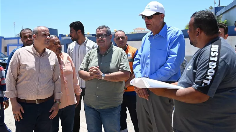 محافظ جنوب سيناء يتفقد عددًا من المشروعات الخدمية والتنموية بمدينة نويبع