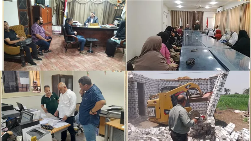 بنى سويف| ندوات توعوية ولقاءات مع المواطنين ومتابعة ملفات المتغيرات المكانية