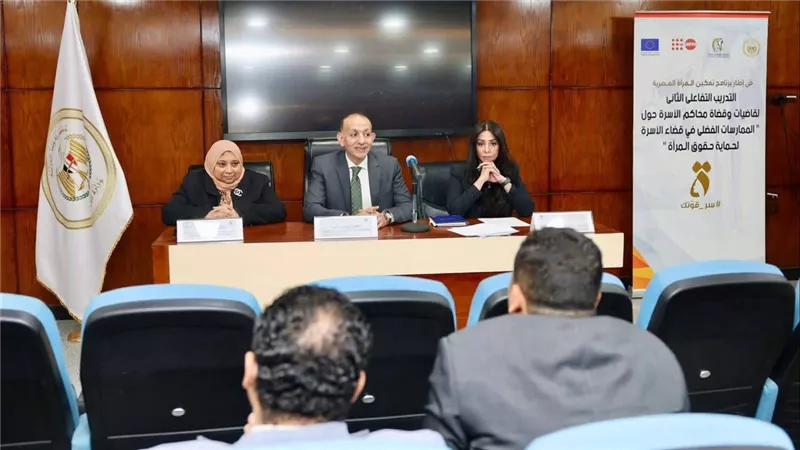 المجلس القومي للمرأة والعدل يطلقان ورشة لقضاة الأسرة