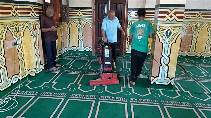 أوقاف دمياط تواصل أعمال نظافة وتعقيم المساجد للحفاظ على بيوت الله 