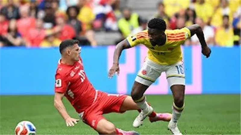 نتيجة وأهداف مباراة سويسرا وكولومبيا الشوط الثاني (0-0) في كأس العالم 2026