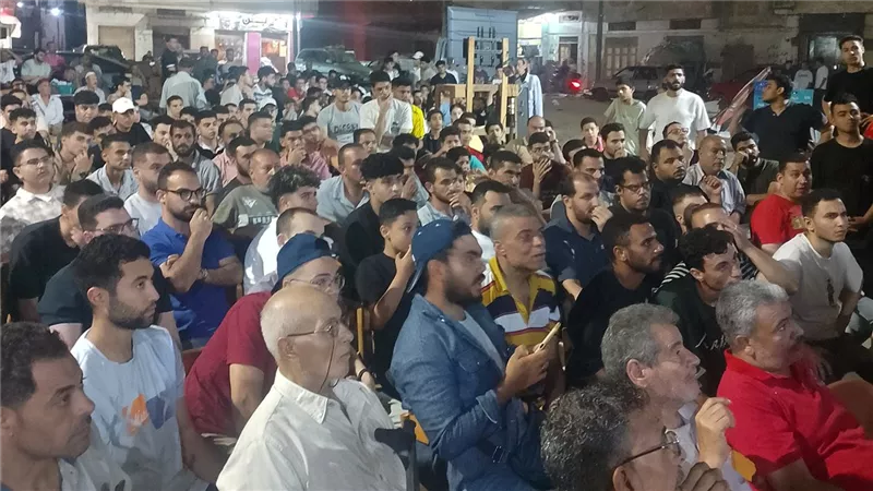 محتاجين الفرحة قلق وترقب بين جماهير دمياط بعد تعادل الأرجنتين أمام مصر