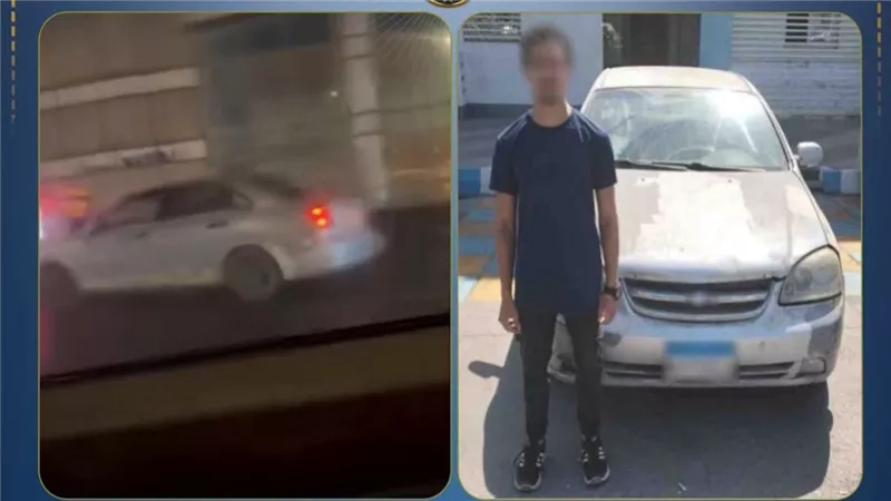 ضبط شخص يقود السيارة برعونة معرضا حياته والمواطنين للخطر في الإسكندرية 