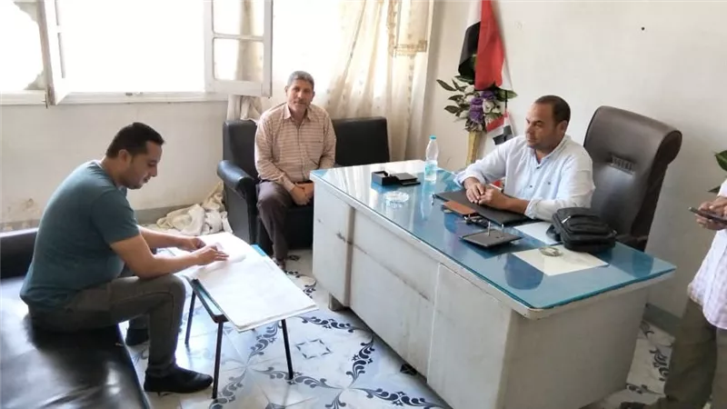 حملات رقابية علي المنشآت الحكومية بأبوالمطامير بالبحيرة 