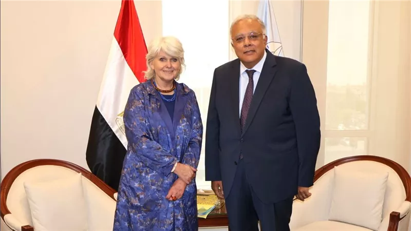 رئيس القومي لحقوق الإنسان يستقبل سفيرة فرنسا لبحث سبل التعاون الثنائي