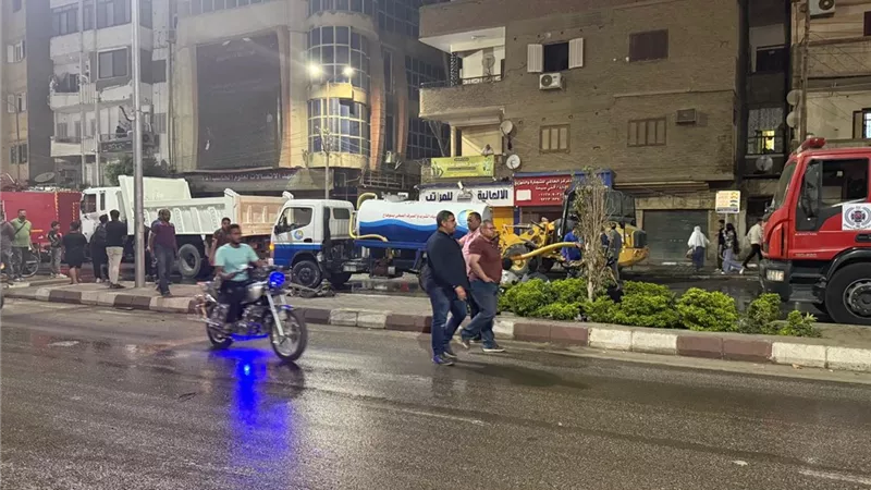 محافظ سوهاج : خروج الحالات الـ 6 المصابة باختناق في حريق معهد الاتصالات 
