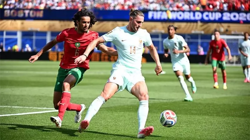 لاعب فرنسا: لم يكن لدينا ما نخشاه من منتخب المغرب   