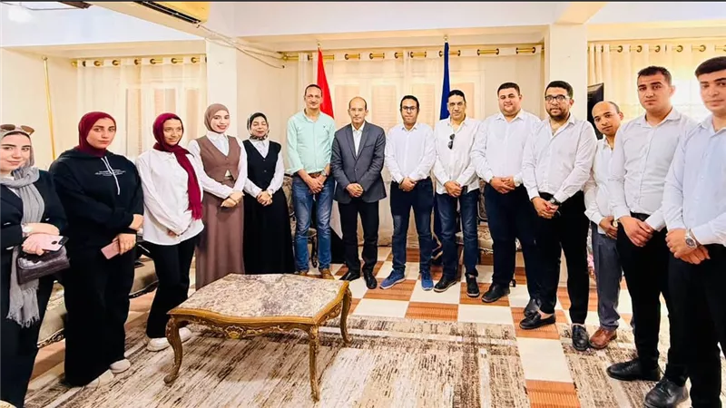اتحاد بشبابها بدمياط يهنئ مدير الشباب والرياضة ويستعرض خطة الأنشطة المقبلة