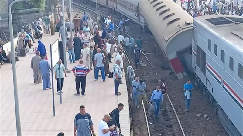 تشكيل لجنة فنية مختصة.. بيان عاجل من السكة الحديد بعد خروج قطار طنطا