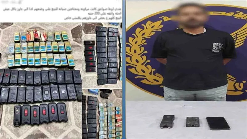 سقوط صاحب صفحة بيع الصواعق الكهربائية في قبضة أمن القليوبية