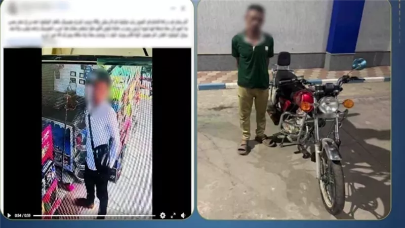الداخلية تكشف ملابسات فيديو سرقة دراجة نارية من معرض بدمياط