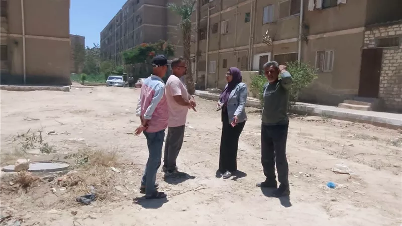 حملات نظافة مكبرة بتعاونيات القاهرة ضمن جهود حي فيصل للارتقاء بالمظهرالحضاري 