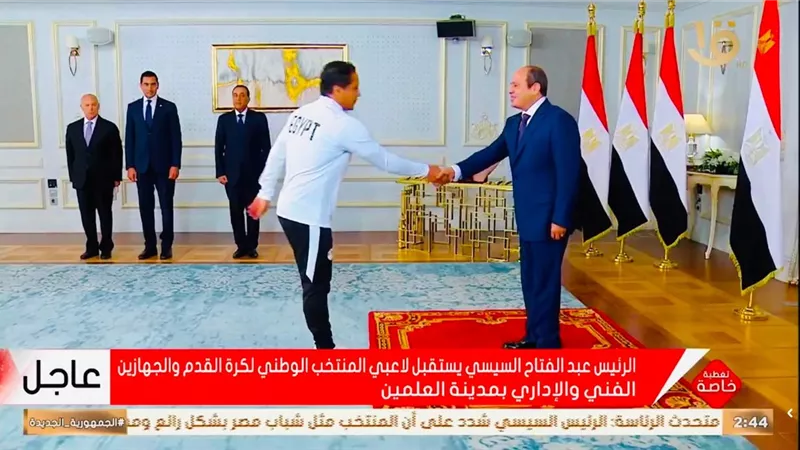 محمد عبد الواحد بعد تكريم الرئيس السيسي: فضل من الله وتشريف لا يُنسى