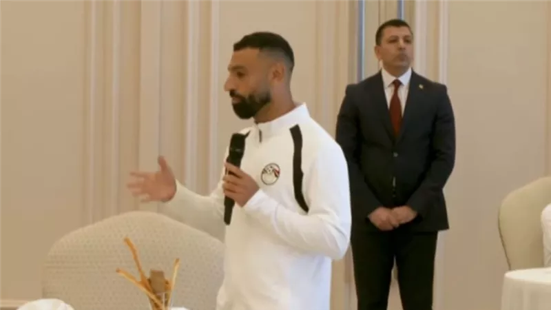 محمد صلاح: شرف كبير تكريم رئيس بلدنا لينا.. وأتمنى تحقيق البطولات