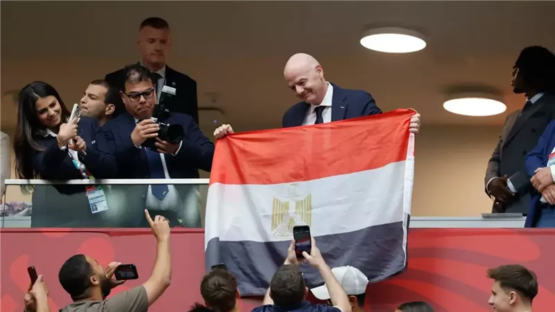 إنفانتينو للاعبي منتخب مصر: رحلتكم في المونديال ألهمت الشعب المصري والعالم