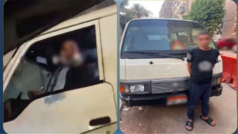 التحقيق مع سائق ميكروباص متهم بالسير برعونة وسب مواطن بسبب تصويره في الجيزة